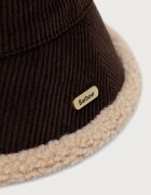 Barbour шапка идиотка дамска от памучна материя кафява LHA0660
