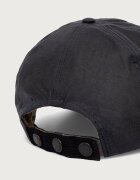 Barbour шапка с козирка дамска от памук тъмносиня LHA0651
