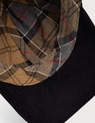 Barbour шапка с козирка дамска от памук тъмносиня LHA0651
