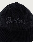 Barbour шапка с козирка дамска от памук тъмносиня LHA0653