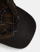 Barbour шапка с козирка дамска от памук зелена LHA0477