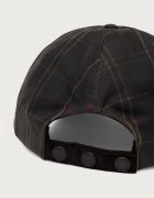 Barbour шапка с козирка дамска от памук зелена LHA0650
