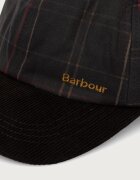 Barbour шапка с козирка дамска от памук зелена LHA0650