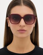 Barbour слънчеви очила дамски бордо BAS 3098