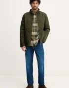 Barbour Яке Harrington в зелено преходен модел MQU1885