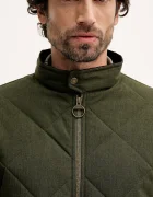Barbour Яке Harrington в зелено преходен модел MQU1885