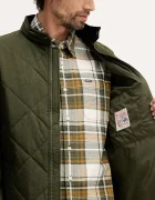 Barbour Яке Harrington в зелено преходен модел MQU1885