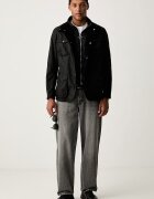Barbour яке мъжко от памук Ogston черно MWX0700