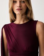Bardot рокля ALVERIE бордо с изчистена шарка 60452DB