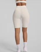 betterme къс панталон за йога дамски Contour Stitch Bike бежов SHR00016