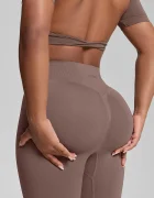 betterme клин за йога дамски Ultrasculpt кафяв с висока талия LEG00040