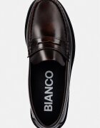 Bianco мокасини дамски от кожа BIACAPRI кафяви 11252978