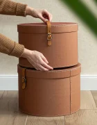 Bigso Box of Sweden Комплект кутии за съхранение (2 броя) в кафяво