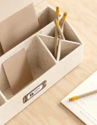 Bigso Box of Sweden Органайзер за бюро Elisa 33 x 125 x 125 cm в бежово 2751N6068-99
