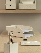 Bigso Box of Sweden Органайзер за документи Hakan 23 x 31 x 6 cm (2 броя) в бежово 7892N6001-99