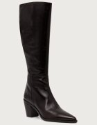Billi Bi ботуши под коляното дамски от кожа Espresso Marte calf 86 кафяви B1296