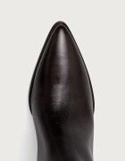 Billi Bi ботуши под коляното дамски от кожа Espresso Marte calf 86 кафяви B1296