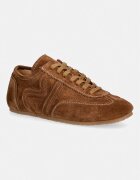 Billi Bi Cognac suede маратонки дамски от велур кафяви A8575 055