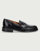 Billi Bi мокасини дамски от кожа Black Athene 770 черни B1349