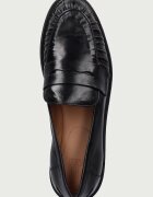 Billi Bi мокасини дамски от кожа Black Athene 770 черни B1349