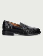 Billi Bi мокасини дамски от кожа Black nappa 70 черни B1349