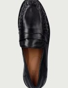Billi Bi мокасини дамски от кожа Black nappa 70 черни B1349