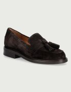 Billi Bi мокасини дамски от велур T.moro Delizioso suede 556 кафяви B1352