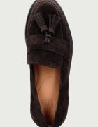 Billi Bi мокасини дамски от велур T.moro Delizioso suede 556 кафяви B1352