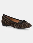 Billi Bi Велурени балеринки A7425 Leopardo arabica suede 546