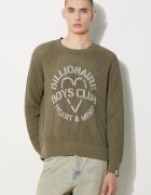 Billionaire Boys Club Памучен пуловер Heart & Mind Stencil Logo Jumper