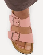Birkenstock чехли дамски Arizona Birkibuc розови 1033009