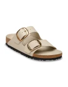 Birkenstock чехли дамски кожени Arizona Big Buckle бежови 1031873