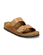 Birkenstock чехли дамски набук Arizona кафяви 1032086