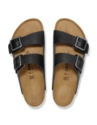 Birkenstock чехли мъжки от кожа Arizona черни 1030675