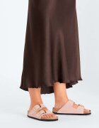 Birkenstock Чехли от набук Arizona Big Buckle в розово 1026559