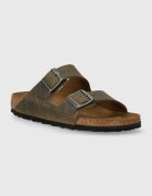 Birkenstock Чехли от набук Arizona в зелено 1027039