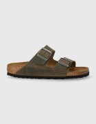 Birkenstock Чехли от набук Arizona в зелено 1027039
