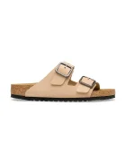 Birkenstock чехли от набук Arizona Wire Buckle бежови 1031627