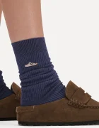 Birkenstock чехли от велур Naples кафяви 1031605
