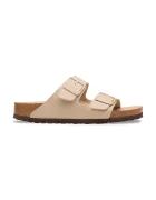 Birkenstock чехли с равна подметка дамски Arizona Birko-Flor бежови 1031510