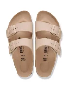 Birkenstock чехли с равна подметка дамски Arizona Birko-Flor бежови 1031510