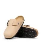 Birkenstock чехли сабо от набук Boston бежови 1031584