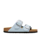 Birkenstock дамски чехли от набук Arizona Big Buckle сини 1031833