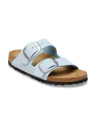 Birkenstock дамски чехли от набук Arizona Big Buckle сини 1031833