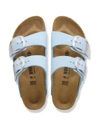Birkenstock дамски чехли от набук Arizona Big Buckle сини 1031833