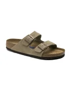 Birkenstock дамски от велур Arizona SFB Suede бежова 951303