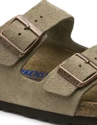 Birkenstock дамски от велур Arizona SFB Suede бежова 951303