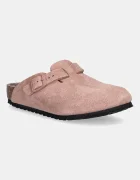 Birkenstock Детски велурени чехли Boston
