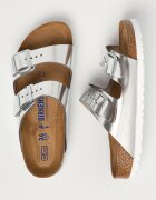 Birkenstock Кожени чехли Arizona SFB в сребристо 1005961