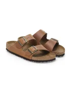 Birkenstock Кожени чехли Arizona в кафяво 1028401